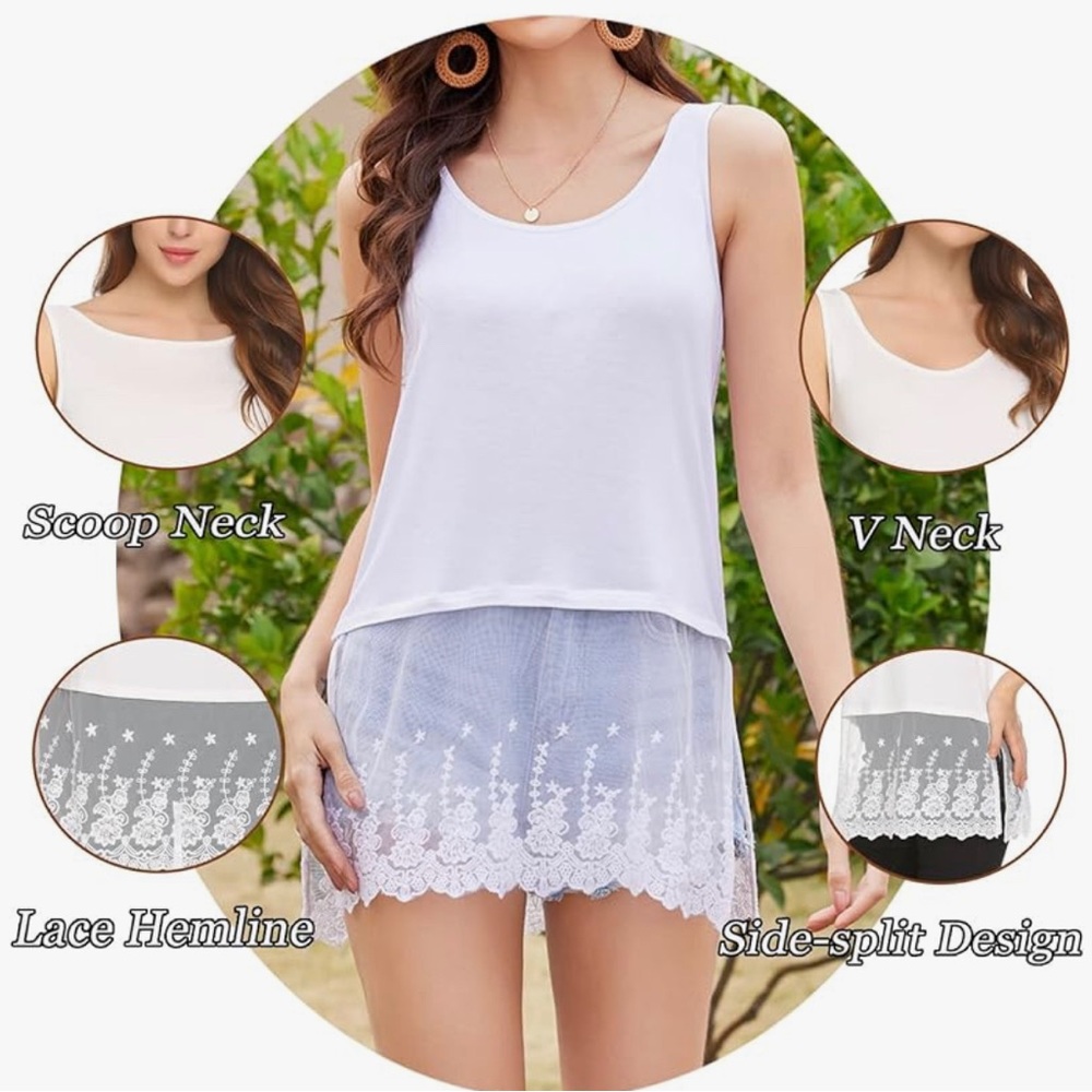 Lace extender tank - Picture 4 of 4